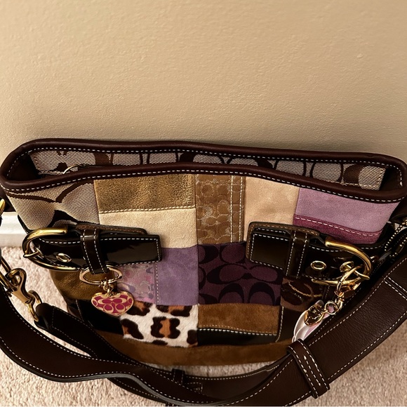 Limited Edition Coach Patchwork Handbag/2005 - Picture 8 of 10